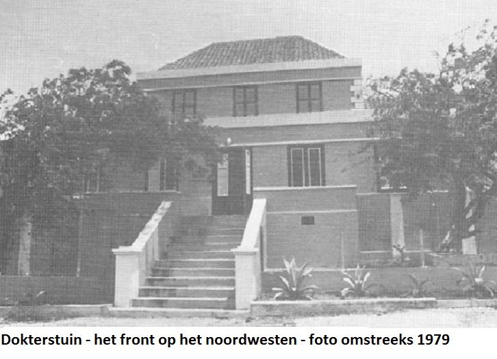 06. Landhuis Dokterstuin front op noordwesten 1979